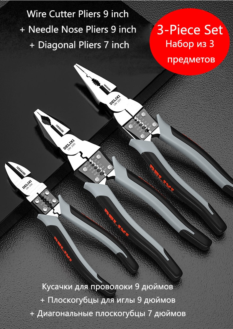 Multifunctional Universal Diagonal Pliers Needle Nose Pliers Hardware Tools