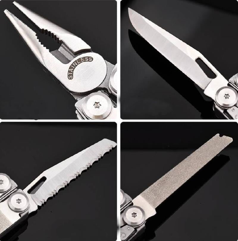 OverJungle 18 In 1 Multifunctional Folding Knife Tools