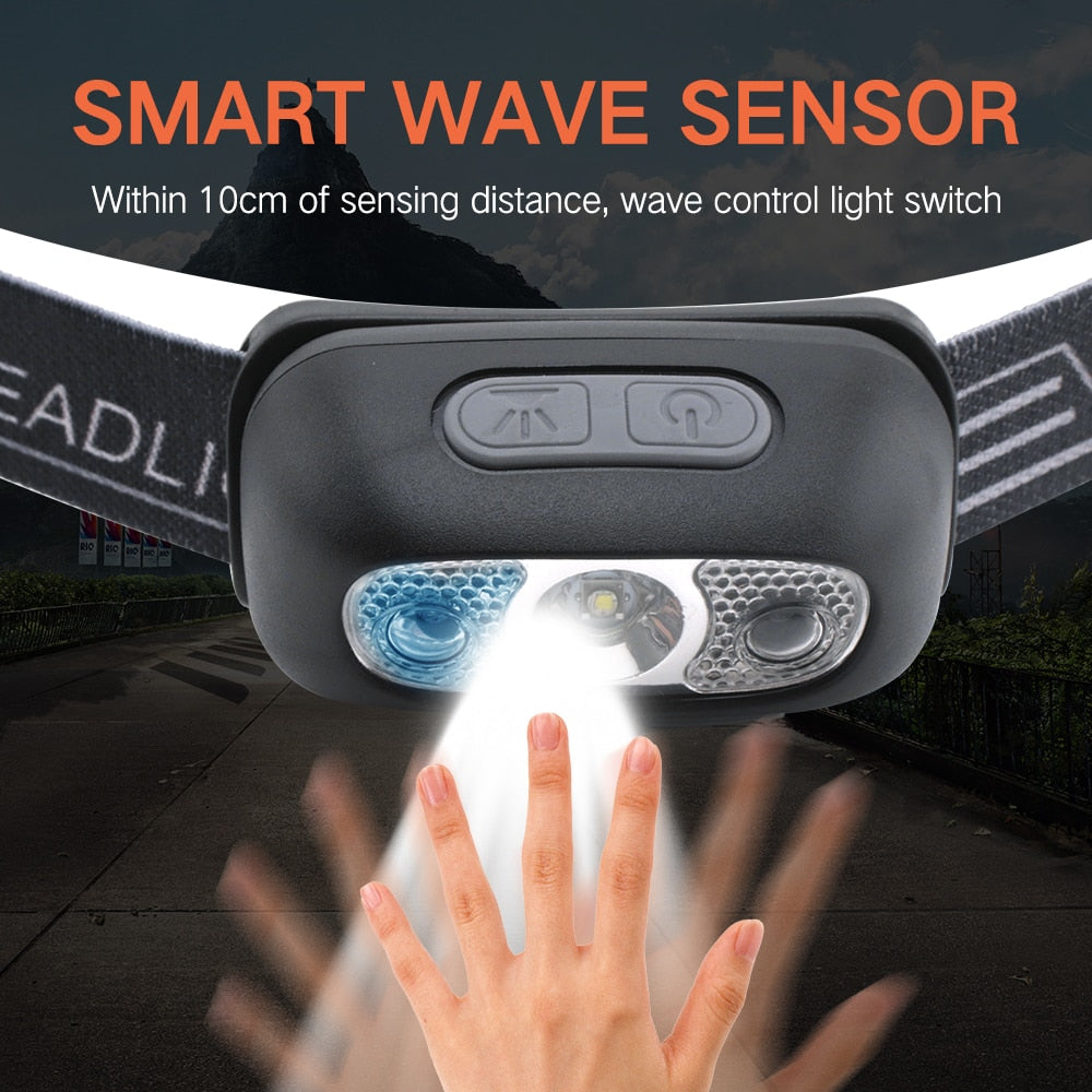 🔥 LED Sensor Headlight 🔥