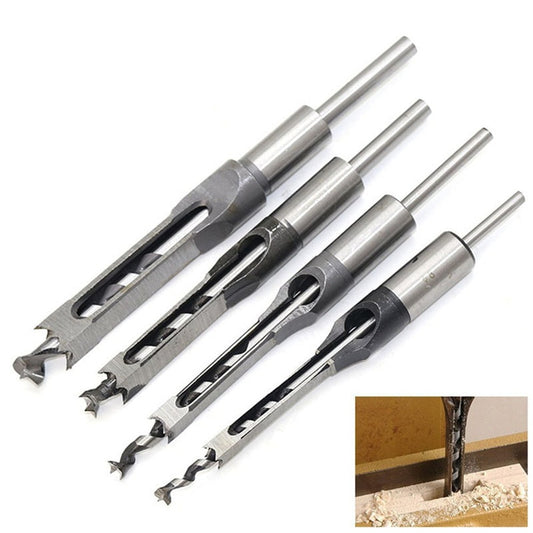 Drill Bits Square Set Square Hole Woodworking