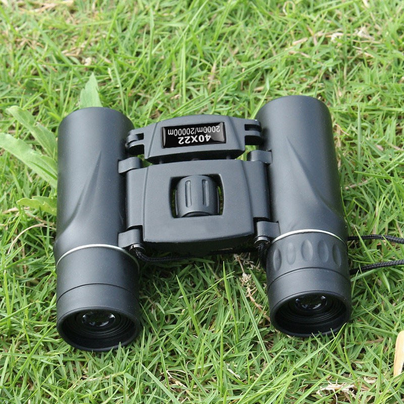 40x22 HD Powerful Lightweight Binoculars 2000M Range Folding Mini Telescope